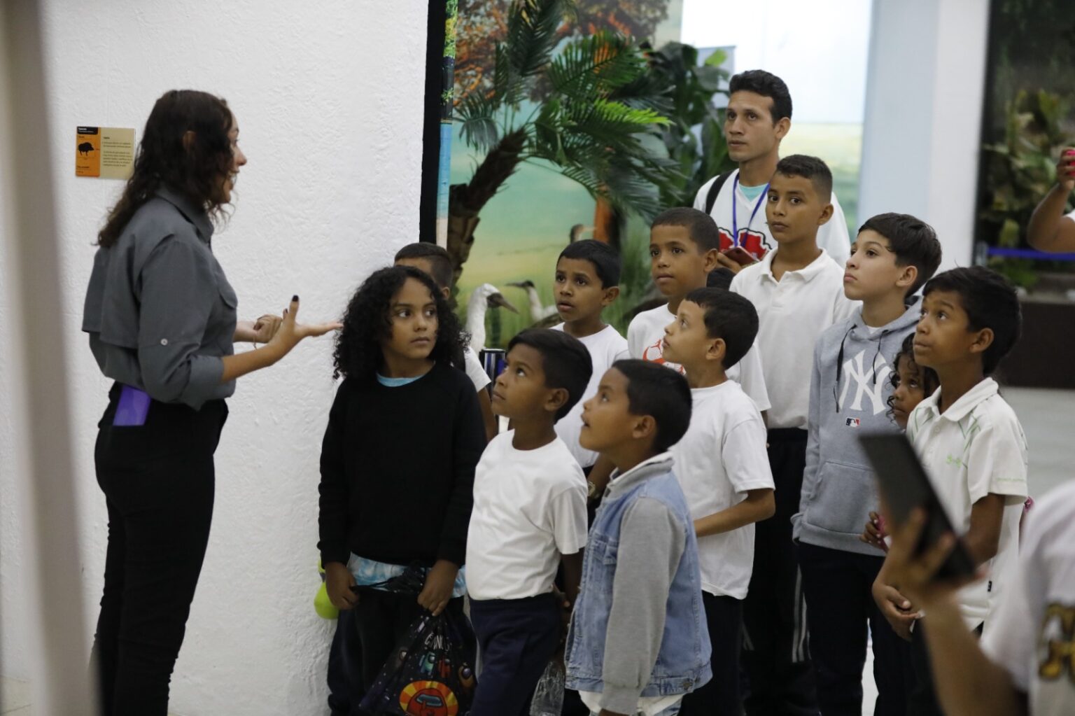 Más de 40 niños y niñas de Guárico visitaron el Museo de Ciencias de Caracas. Fotos Fundación IDEA.