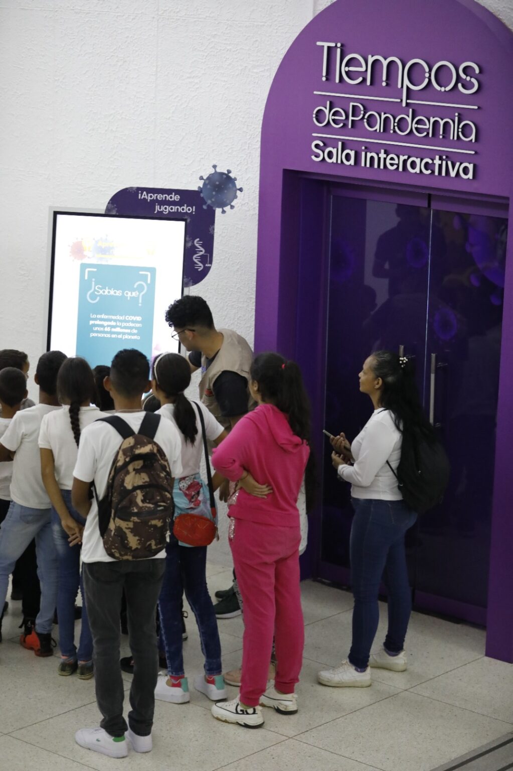 Más de 40 niños y niñas de Guárico visitaron el Museo de Ciencias de Caracas. Fotos Fundación IDEA.