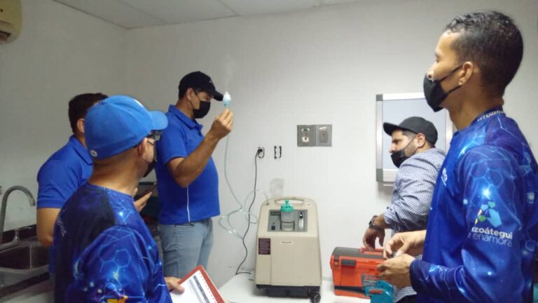 Cayapa Heroica reactiva equipos médicos del Seguro Las Garzas en Anzoátegui