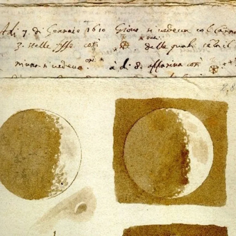 Tratado astronómico Siderus Nuncius de Galileo Galilei