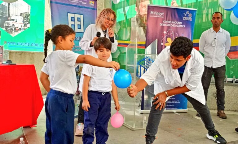 CNTQ desarrolla actividades de socialización científica dirigidas a niños y niñas del preescolar “Dr. Manuel Montero” en Caracas