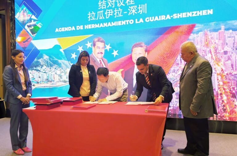 Realizan encuentro empresarial y firman cartas de intención para potenciar Zona Económica Especial Shenzhen – La Guaira