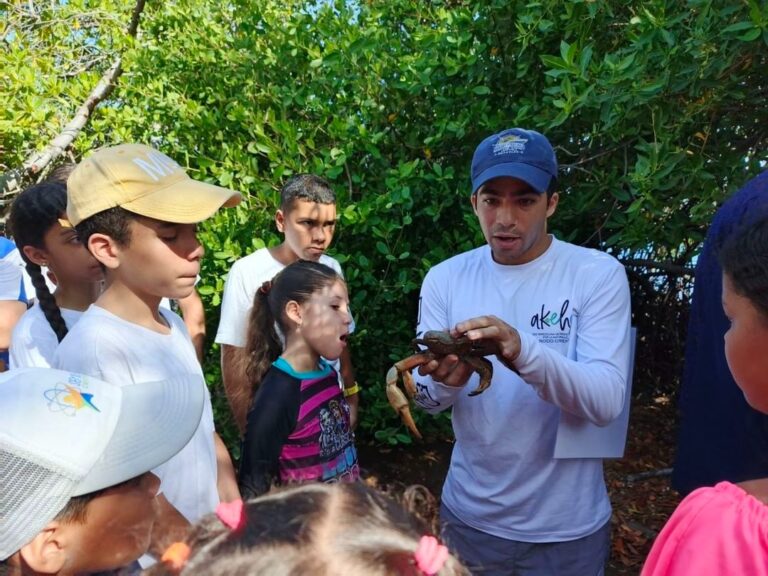 Estudiantes de Sucre descubren las maravillas de la fauna marina