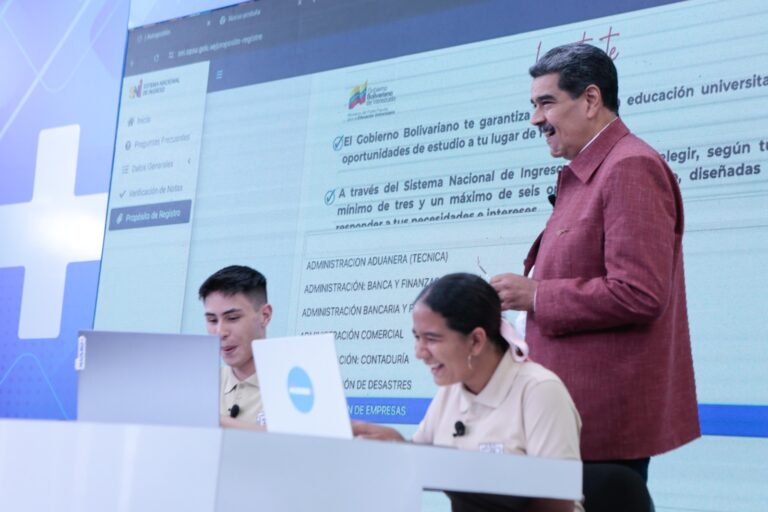 Gobierno Nacional lanza el Sistema Nacional de Ingreso para nuevos bachilleres