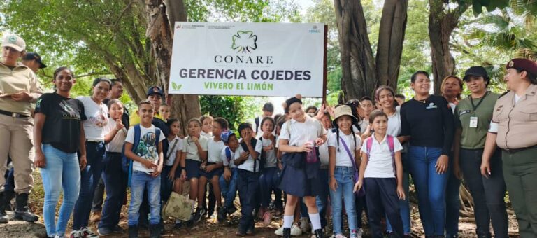 Compañía Nacional de Reforestación ofrece jornada formativa a estudiantes de Cojedes