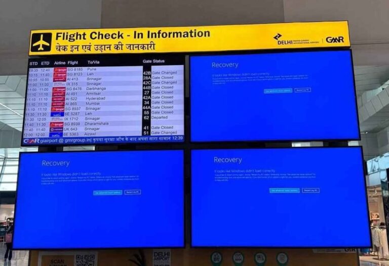 Conoce los detalles de la caída de Microsoft y Aena a nivel mundial