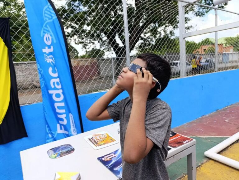 Niños y niñas de Guárico conocen el mundo de la astronomía en el Mostacho Fest 2024