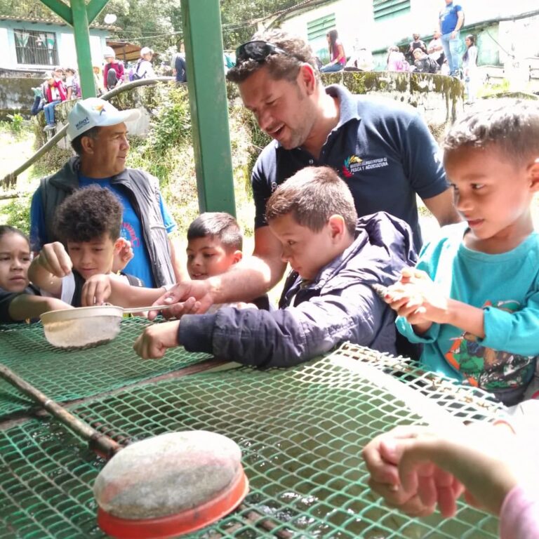 Semilleros científicos de Mérida y Apure aprenden sobre reproducción de truchas y ciencias espaciales