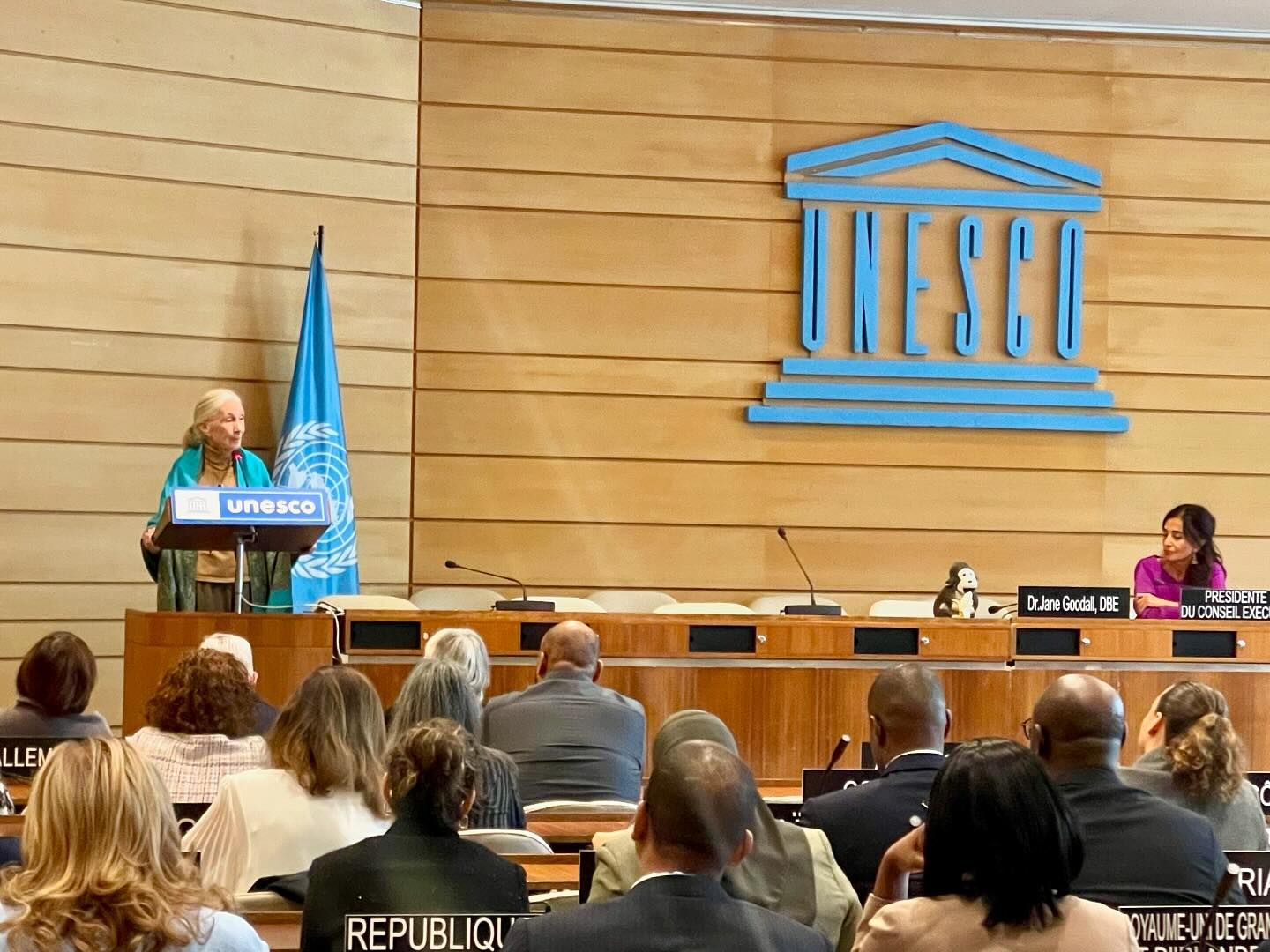 Unesco reconoce la labor innovadora de Jane Goodall