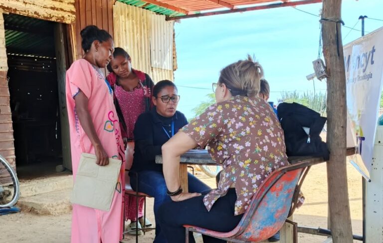 Mincyt acompaña jornada de atención en salud y cedulación de comunidad indígena Zamurpana