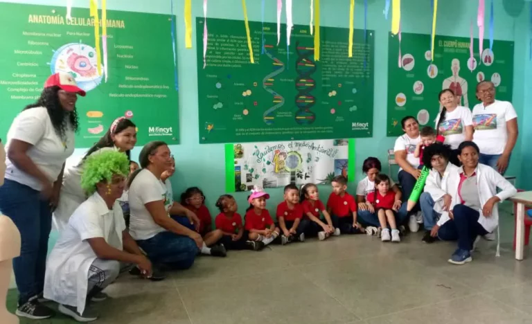 Niños y niñas de Cojedes exploran la ciencia con actividades lúdicas