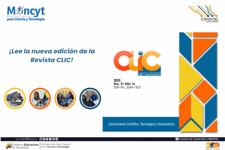 Cenditel presenta edición 31 de la revista digital CLIC