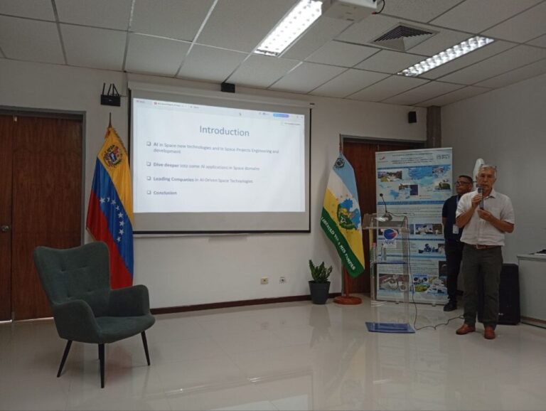 ABAE realizó conferencia sobre el uso de inteligencia artificial en proyectos espaciales