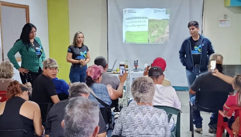 Productores reciben formación sobre agricultura regenerativa en Yaracuy
