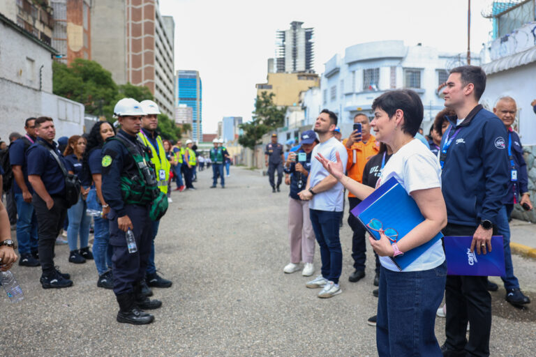 Ministra Gabriela Jiménez Ramírez-simulacro Cantv