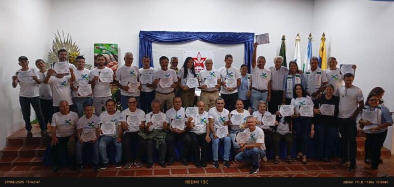 ACAV certifica a productoras y productores de café en Trujillo y Portuguesa