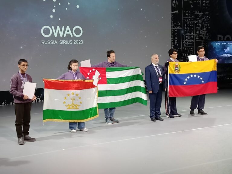 Venezuela logra menciones honoríficas en Olimpiada Internacional de Astronomía 2023