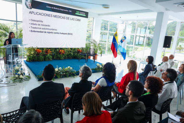 Venezuela reafirma liderazgo y avances en medicina regenerativa