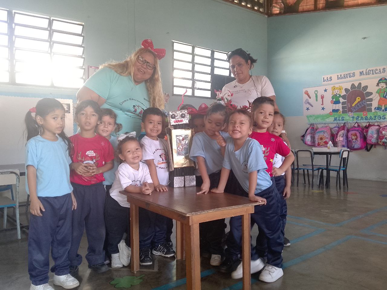 Robótica cautiva a escolares del Jardín de Infancia de Guacara