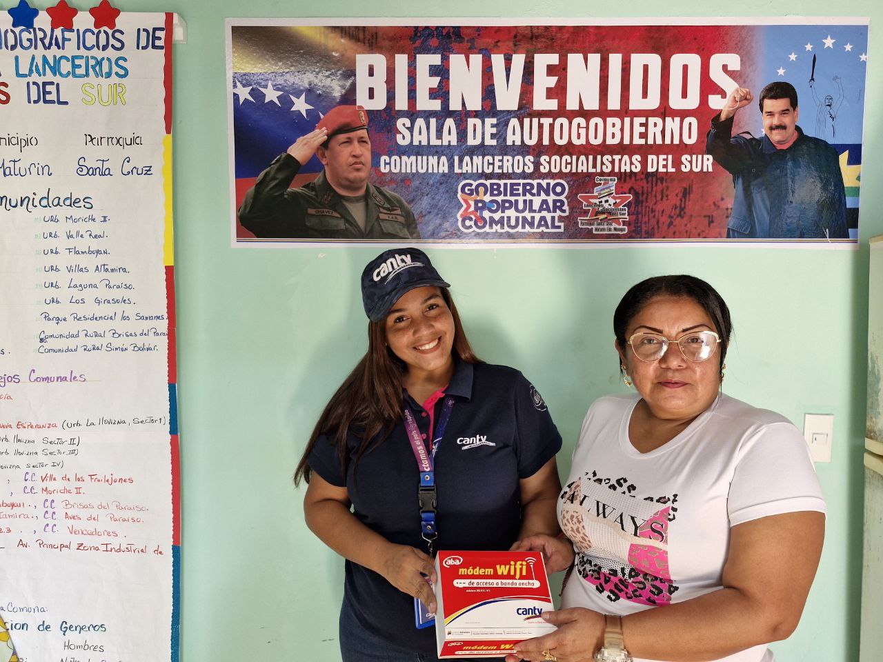 Salas de Autogobierno Comunal de Monagas cuentan con internet y telefonía fija Cantv