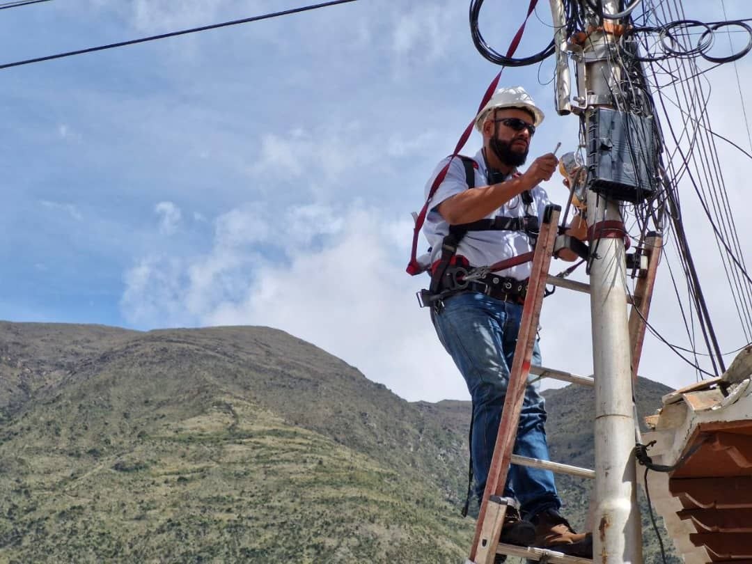 Cantv recupera servicios de telecomunicaciones para más de 26 mil suscriptores en los Andes durante 2025