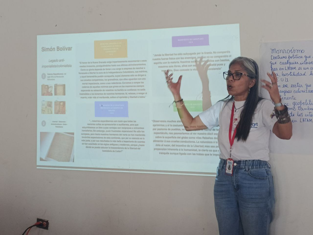 Mirandinos debaten sobre geopolítica y bolivarianismo en San Antonio de los Altos