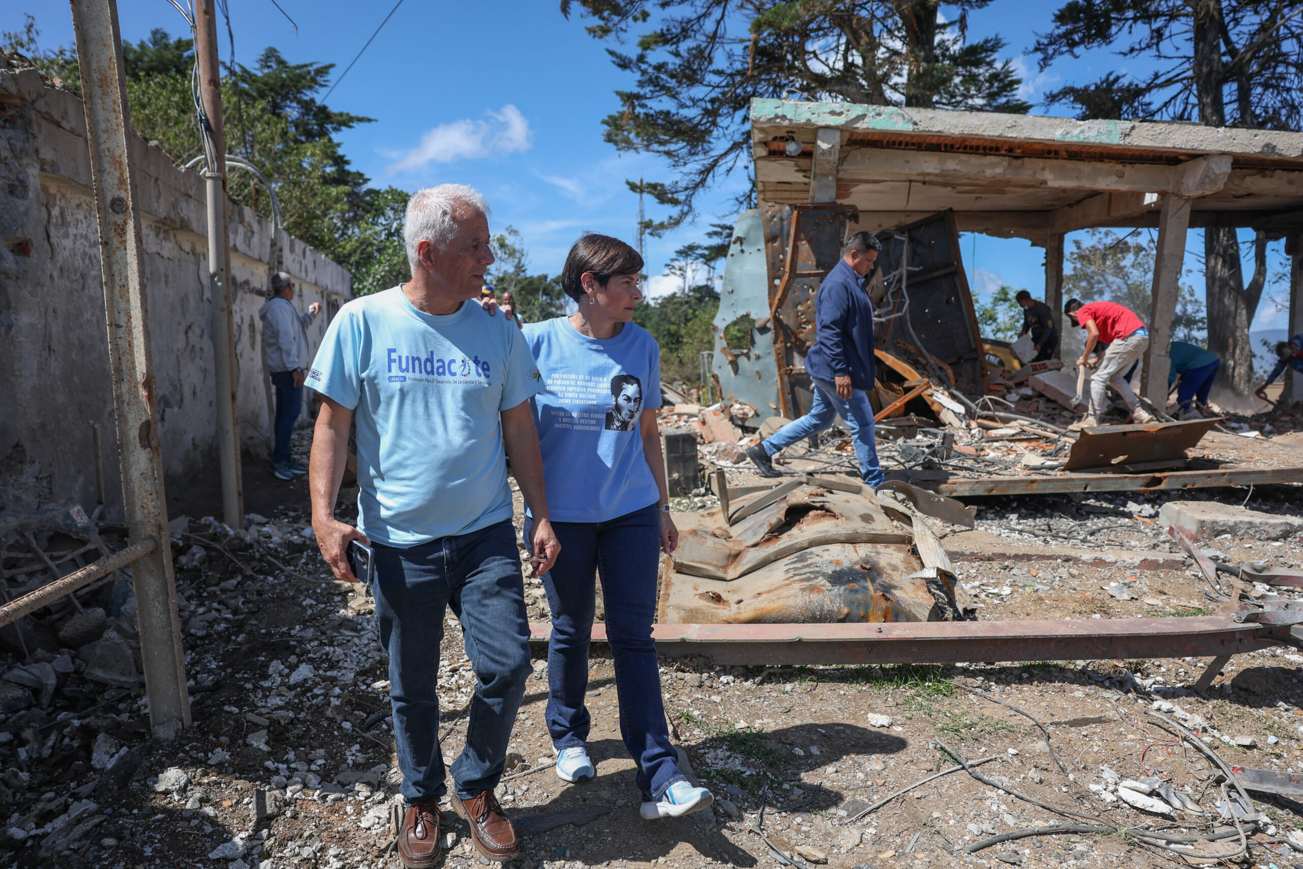 Inician trabajos de reconstrucción en centros de investigación del IVIC destruidos por el bombardeo