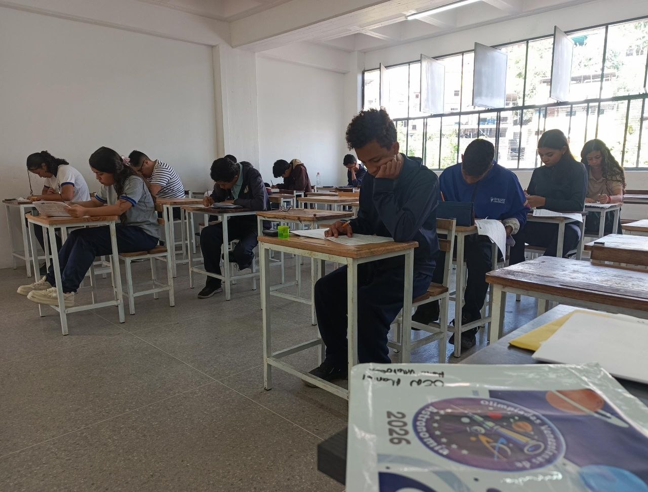 Estudiantes de la región central presentes en la II Fase de la OVA 2026