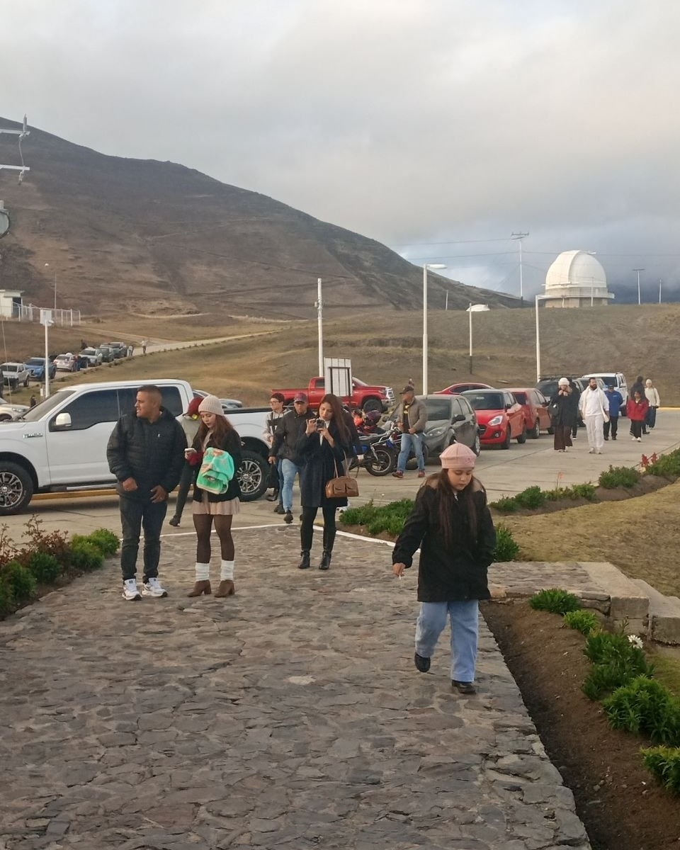 Más de mil 300 visitantes disfrutaron de las ciencias espaciales en el Observatorio Astronómico Nacional durante Semana Santa
