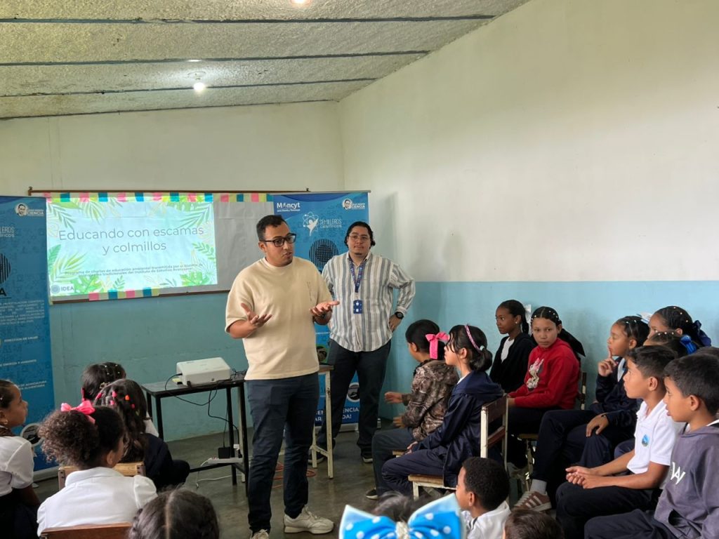 Fundación IDEA lleva el programa Educando con escamas y colmillos a estudiantes de El Hatillo