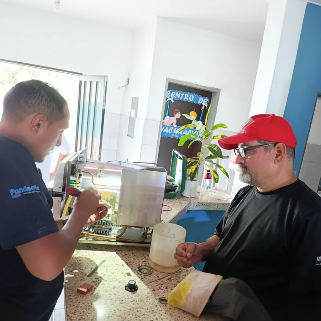 Cayapa Heroica recupera equipos médicos y de climatización en ambulatorio de Monagas
