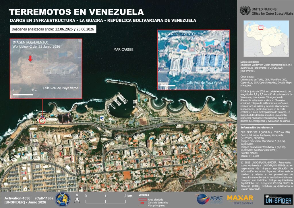 ABAE coordina acceso a información satelital tras activación de la Carta Internacional Espacio y Grandes Desastres tras terremotos