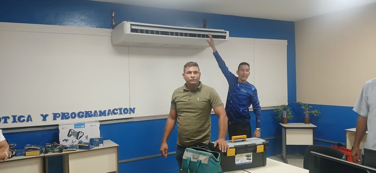 Cayapa Heroica evalúa sistema eléctrico del Liceo Nacional Cajigal en Anzoátegui