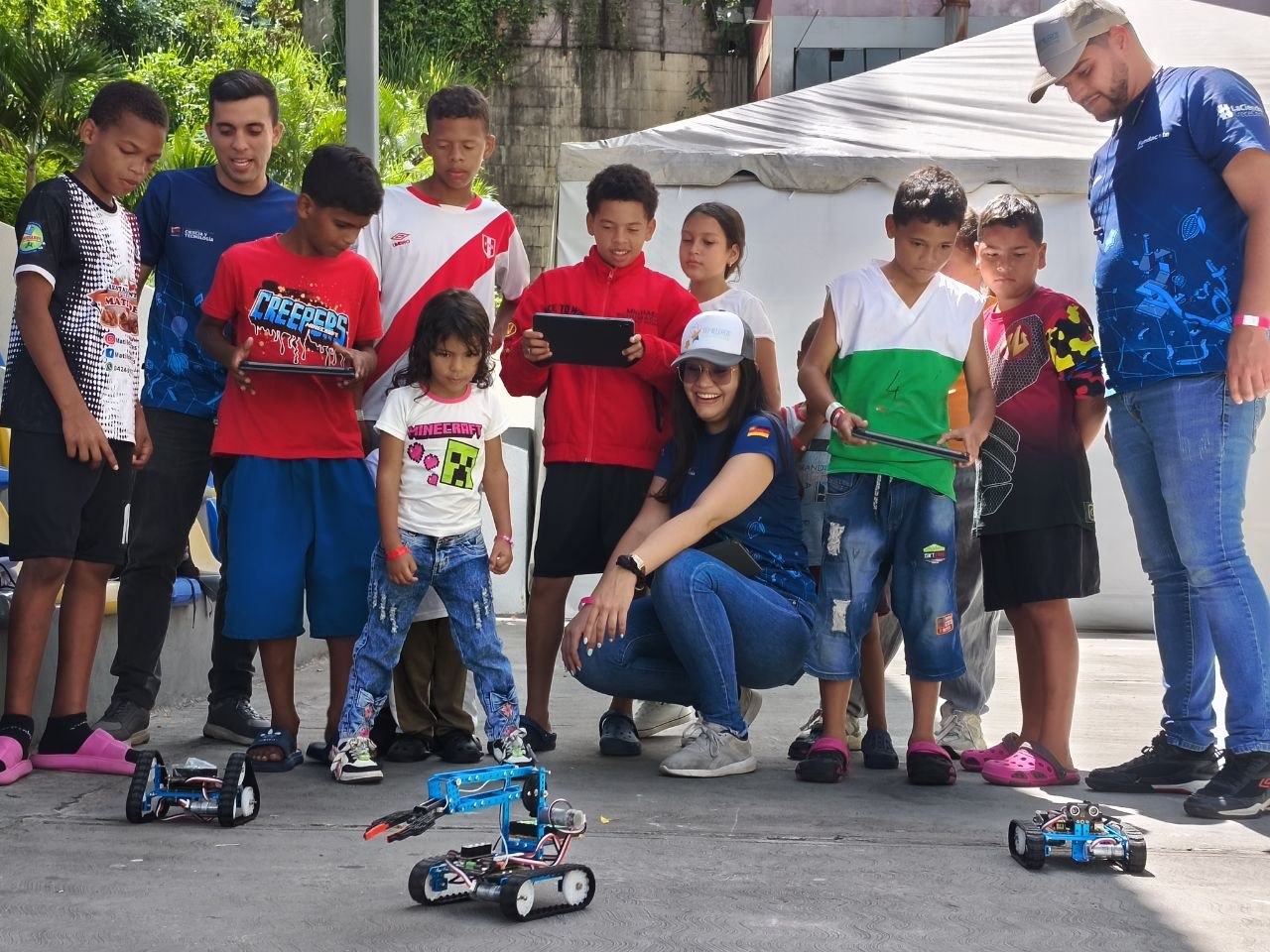 Mincyt desplegó la jornada Ciencia con Propósito en campamento transitorio de Petare