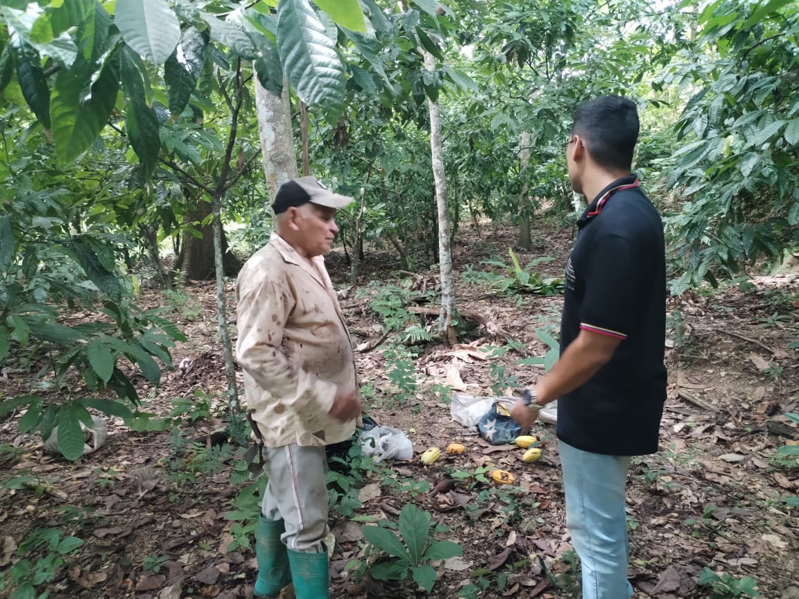Alianza Científico-Campesina brindó asesoramiento técnico a productores de cacao en el estado Sucre