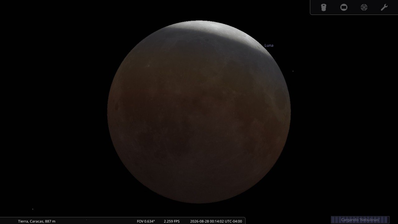 El cielo de Venezuela será escenario de un eclipse parcial de Luna