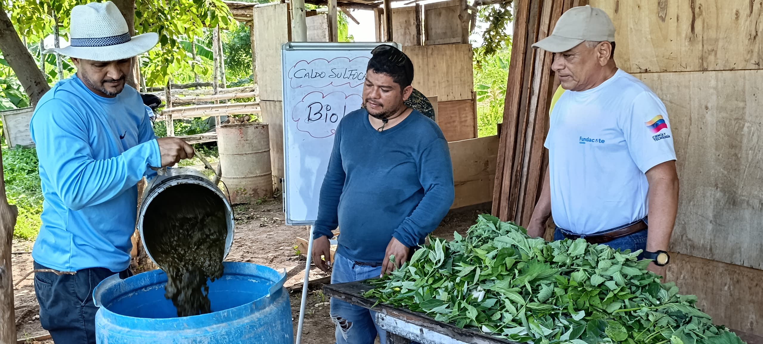 Fundacite Portuguesa y Alianza Científico-Campesina capacitaron a productores en elaboración de bioinsumos
