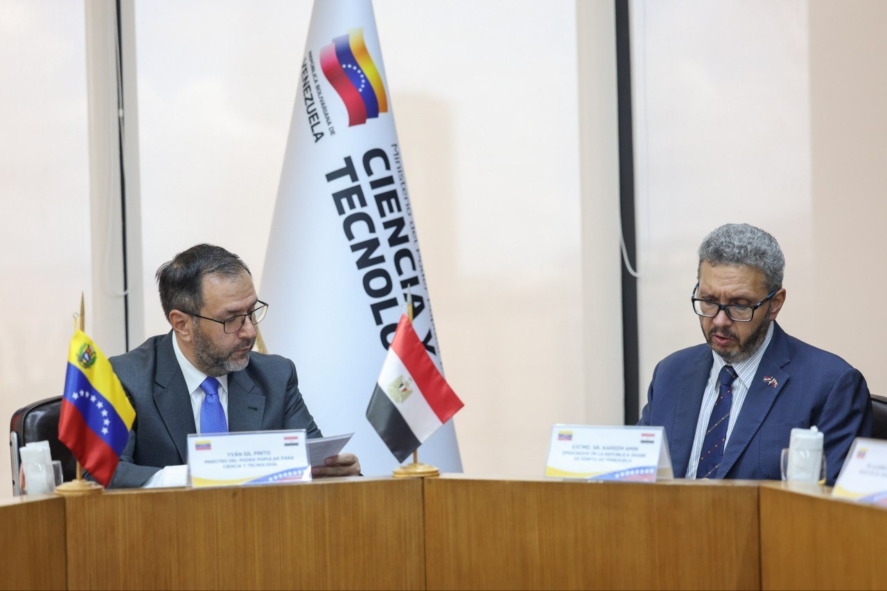Venezuela y Egipto afinan agenda de cooperación en ciencia y telecomunicaciones para su Segunda Comisión Mixta
