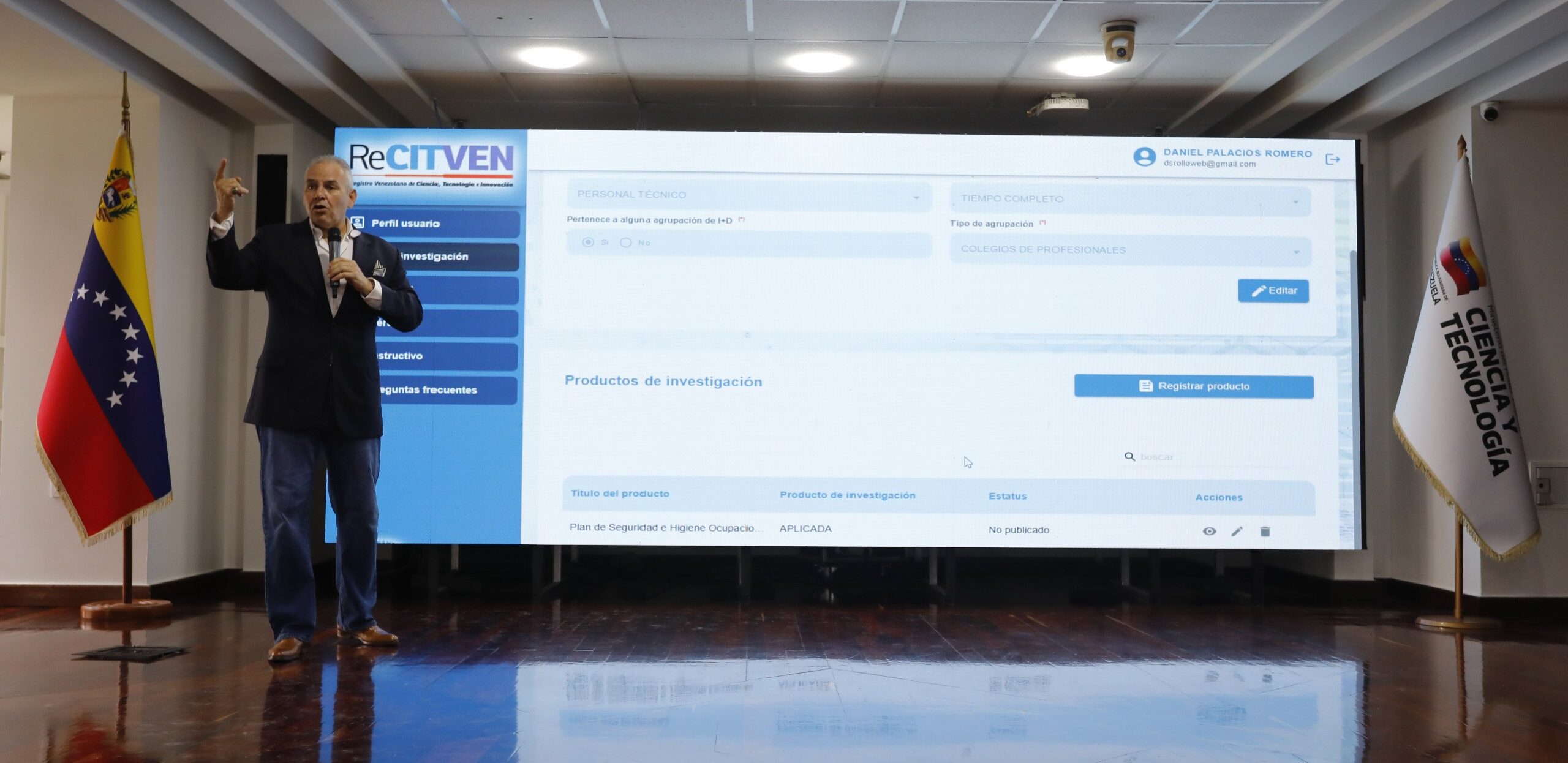 Mincyt promueve taller sobre el Recitven para fortalecer la gestión de datos del sector científico