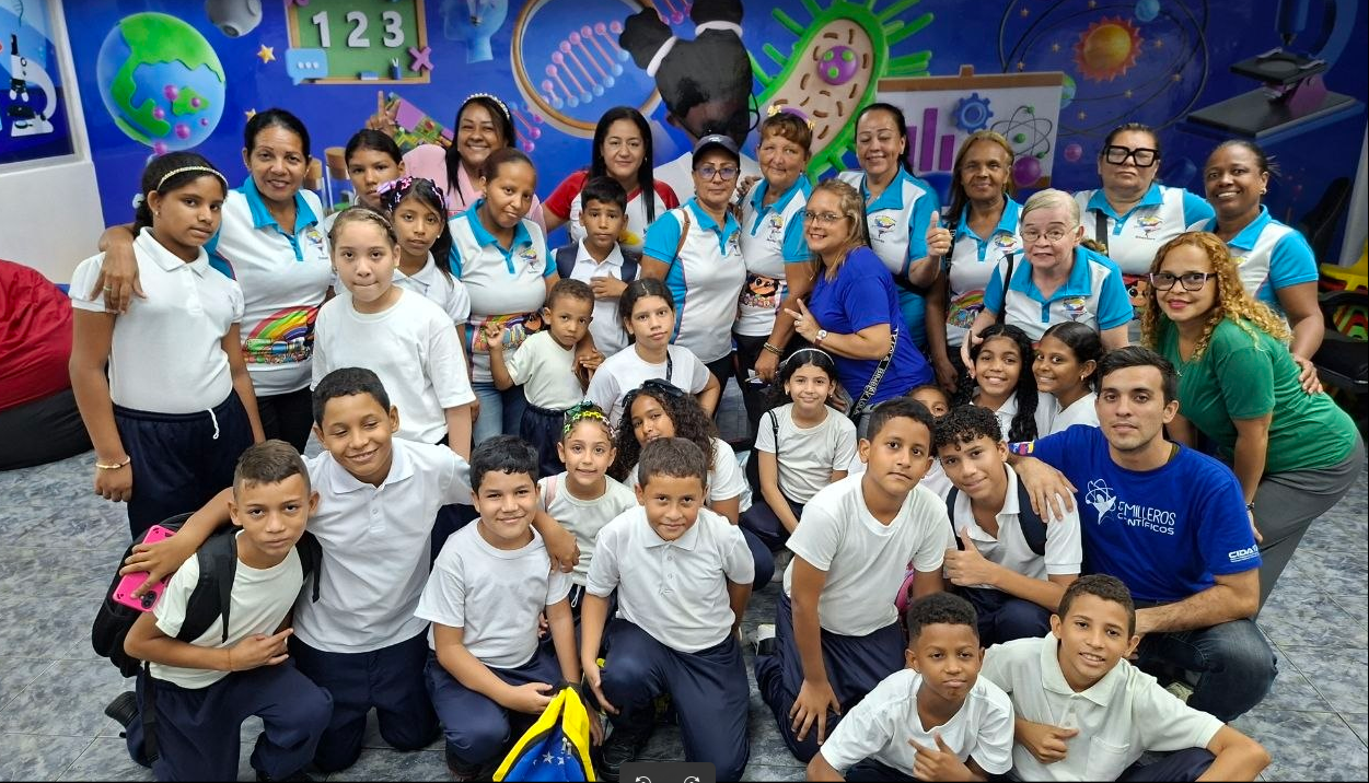 La Semana Mundial del Espacio fue desplegada en los estados en Miranda, Delta Amacuro, Trujillo y Monagas