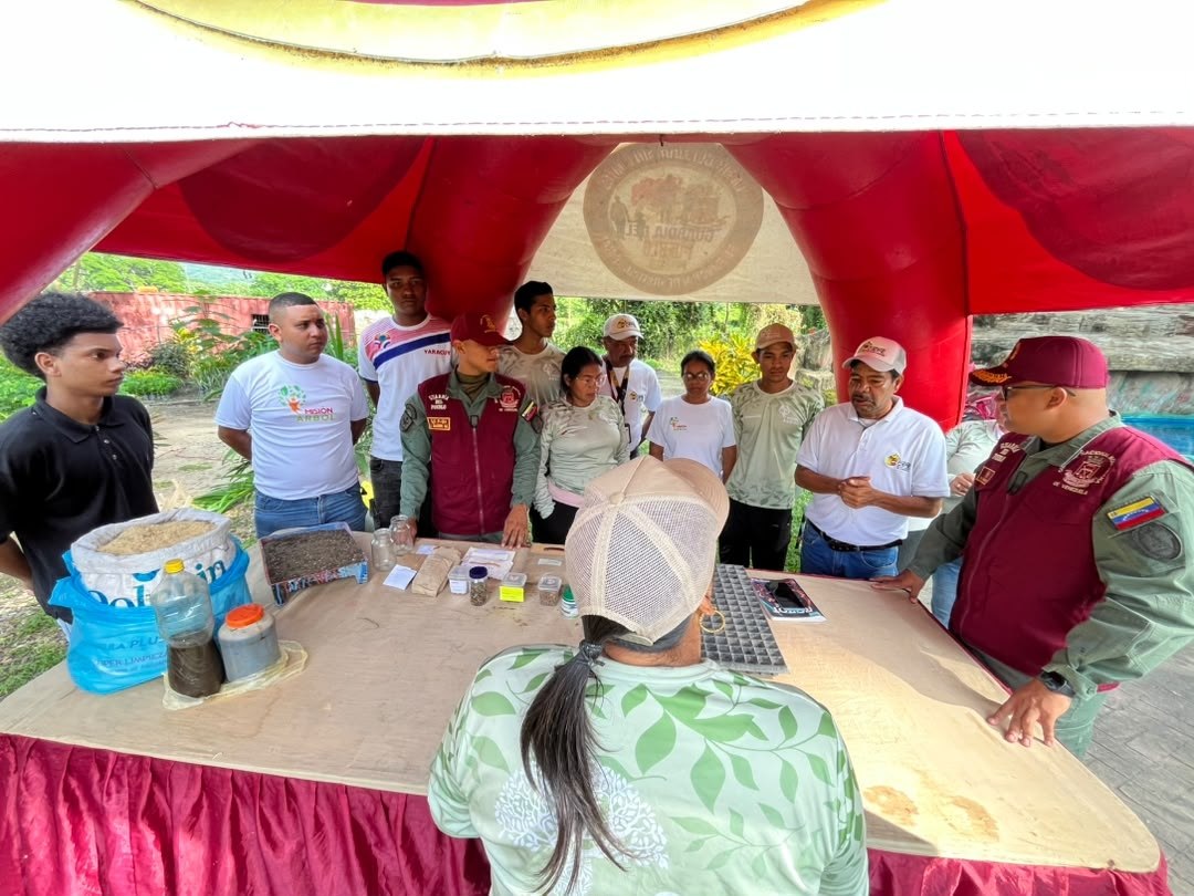 Investigadores de la Fundación Ciepe capacitan al personal de la Misión Árbol y la Guardia Nacional en Yaracuy