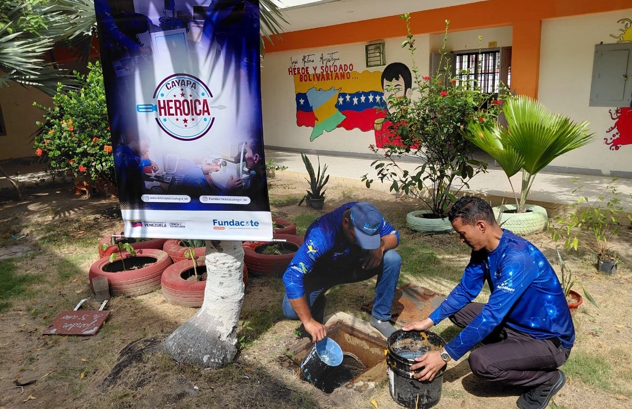 Plan Cayapa Heroica reactiva sistema eléctrico en escuela de Anzoátegui