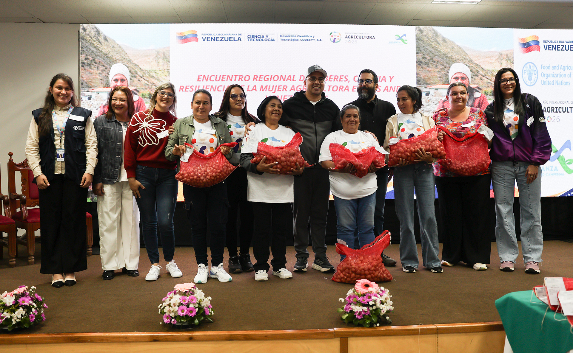 Encuentro Regional destaca la ciencia y resiliencia de la mujer agricultora en los Andes venezolanos